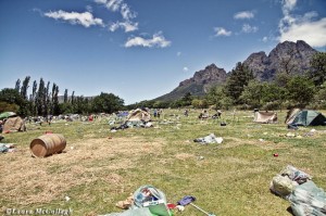 empty campsite