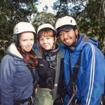 Jess, me & Leon, taken by another canopy tour-er in our group